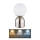 Globo - LED Stmívatelná dotyková stolní lampa LED/2,5W/3,7V 2700K/4000K/6500K 1800 mAh USB matný chrom