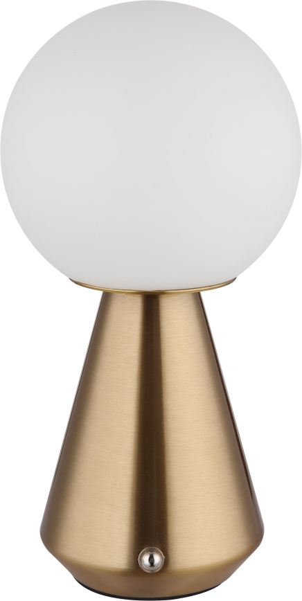 Globo - LED Stmívatelná dotyková venkovní stolní lampa LED/1,5W/5V 3000/4500/6500K 1800 mAh IP41 měděná