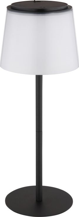 Globo - LED Stmívatelná dotyková venkovní stolní lampa LED/1,8W/5V IP44 1800 mAh černá/bílá