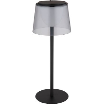 Globo - LED Stmívatelná dotyková venkovní stolní lampa LED/1,8W/5V IP44 1800 mAh černá/kouřová