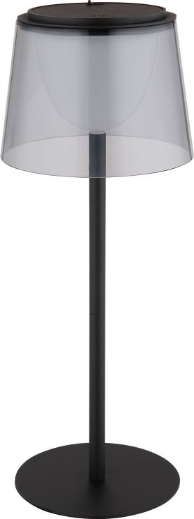 Globo - LED Stmívatelná dotyková venkovní stolní lampa LED/1,8W/5V IP44 1800 mAh černá/kouřová