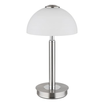 Globo - LED Stmívatelná dotykový stolní lampa LED/7W/230V 3000K matný chrom