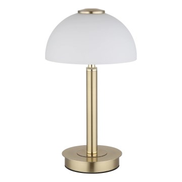 Globo - LED Stmívatelná dotykový stolní lampa LED/7W/230V 3000K mosaz