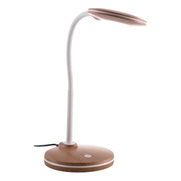 Globo - LED Stmívatelná flexibilní dotyková stolní lampa LED/4,6W/230V hnědá