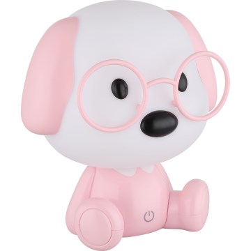 Globo - LED Stmívatelná nabíjecí dětská noční lampička LED/1W/5V 500 mAh růžová