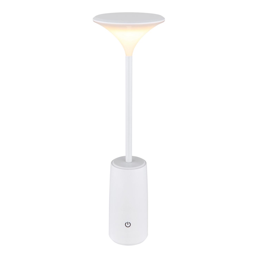 Globo - LED Stmívatelná nabíjecí dotyková stolní lampa LED/1,2W/3,7V 3000K 1500mAh bílá