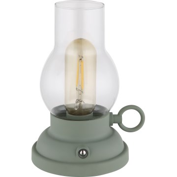 Globo - LED Stmívatelná nabíjecí dotyková stolní lampa LED/1W/3,7V 1200 mAh zelená