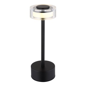Globo - LED Stmívatelná nabíjecí dotyková stolní lampa LED/2,5W/3,7V 2700/4000/6500K 1800mAh černá