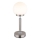 Globo - LED Stmívatelná nabíjecí dotyková stolní lampa LED/2,5W/5V 1800mAh 2700/4000/6500K matný chrom