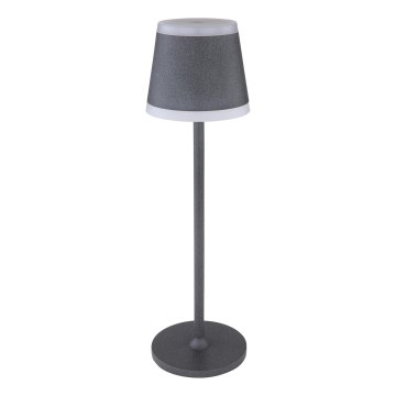Globo - LED Stmívatelná nabíjecí dotyková stolní lampa LED/4,6W/3,7V 3000K 1800mAh šedá IP54