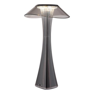 Globo - LED Stmívatelná nabíjecí stolní lampa LED/2,5W/3,7V 1200mAh 2700K/4500K/6500K černá