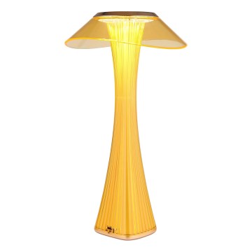Globo - LED Stmívatelná nabíjecí stolní lampa LED/2,5W/3,7V 1200mAh 2700K/4500K/6500K zlatá