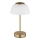 Globo - LED Stmívatelná nabíjecí stolní lampa LED/2,5W/5V 1800 mAh 2700K/4000K/6500K mosaz