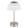Globo - LED Stmívatelná nabíjecí stolní lampa LED/2,5W/5V 1800mAh 2700K/4000K/6500K matný chrom