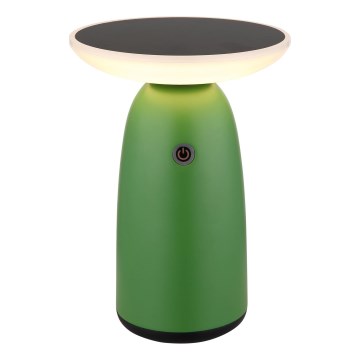Globo - LED Stmívatelná solární dotyková lampa LED/10W/3,7V IP54 zelená