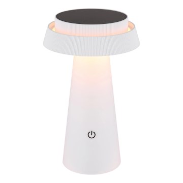 Globo - LED Stmívatelná solární dotyková lampa LED/4W/3,7W IP54 bílá