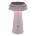 Globo - LED Stmívatelná solární dotyková lampa LED/4W/3,7W IP54 růžová