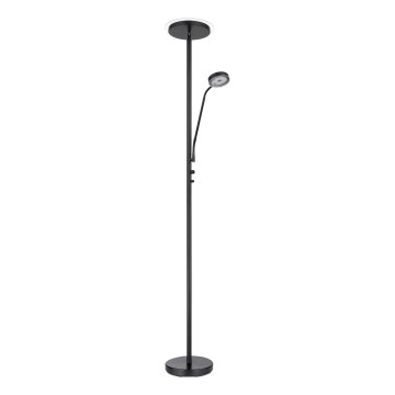 Globo - LED Stmívatelná stojací lampa LED/18,5W/230V + LED/4,5W 3000K černá