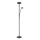 Globo - LED Stmívatelná stojací lampa LED/18,5W/230V + LED/4,5W 3000K černá