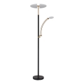 Globo - LED Stmívatelná stojací lampa LED/40W/230V + LED/5,5W 2700/4000/6000K černá