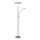 Globo - LED Stmívatelná stojací lampa LED/40W/230V + LED/5,5W 2700/4000/6000K matný chrom