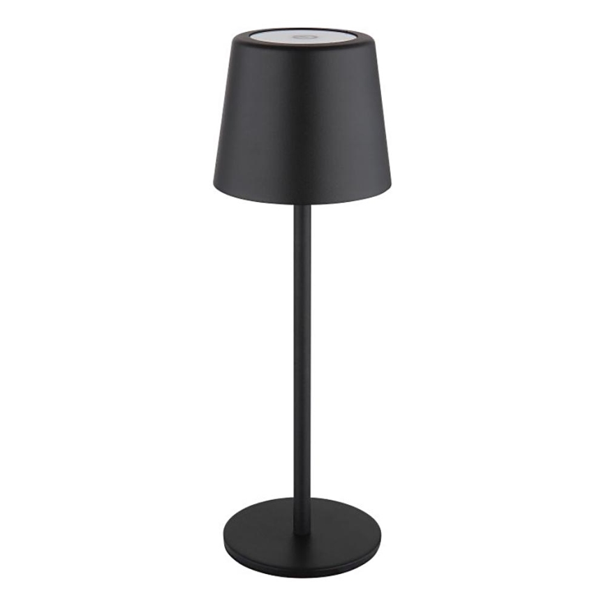 Globo - LED Stmívatelná venkovní dotyková stolní lampa LED/2W/5V 3000/4000/6000K 2200 mAh IP44 černá