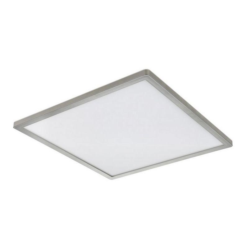 Globo - LED Stmívatelné koupelnové stropní svítidlo LED/18W/230V 29,4x29,4 cm IP44 matný chrom