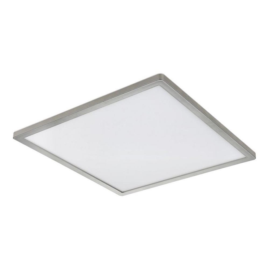 Globo - LED Stmívatelné koupelnové stropní svítidlo LED/24W/230V 42x42 cm IP44 matný chrom