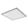 Globo - LED Stmívatelné koupelnové stropní svítidlo LED/24W/230V 42x42 cm IP44 matný chrom