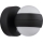 Globo - LED Stmívatelné nabíjecí dotykové nástěnné svítidlo LED/1,4W/5V 1800 mAh černá