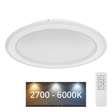 Globo - LED Stmívatelné stropní svítidlo LED/24W/230V 2700-6000K + dálkové ovládání