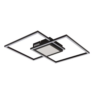 Globo - LED Stmívatelné stropní svítidlo LED/32W/230V 2700-6500K 42,6x42,6 cm černá + dálkové ovládání