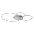 Globo - LED Stmívatelné stropní svítidlo LED/36W/230V 2700-6500K stříbrná + dálkové ovládání