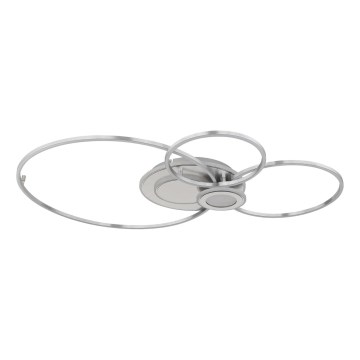 Globo - LED Stmívatelné stropní svítidlo LED/36W/230V 2700-6500K stříbrná + dálkové ovládání