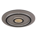 Globo - LED Stmívatelné stropní svítidlo LED/40W/230V 3000-6500K pr. 45 cm černá + dálkové ovládání