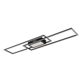 Globo - LED Stmívatelné stropní svítidlo LED/42W/230V 2700-6500K 19,6x96 cm černá + dálkové ovládání