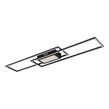 Globo - LED Stmívatelné stropní svítidlo LED/42W/230V 2700-6500K 19,6x96 cm černá + dálkové ovládání