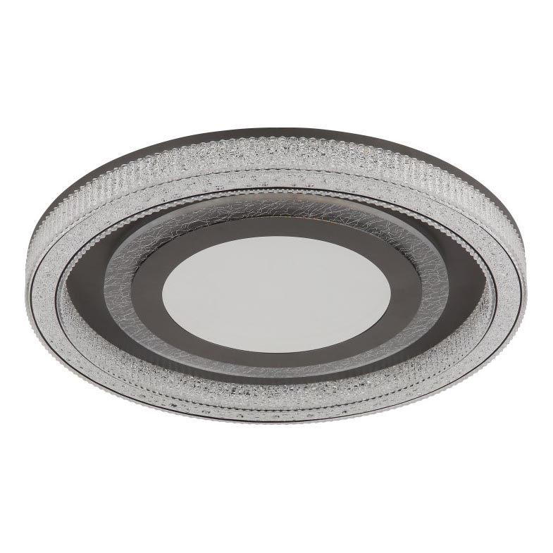 Globo - LED Stmívatelné stropní svítidlo LED/48W/230V 2700-6000K pr. 48 cm antracit + dálkové ovládání