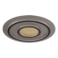 Globo - LED Stmívatelné stropní svítidlo LED/60W/230V 3000-6500K pr. 55 cm černá + dálkové ovládání