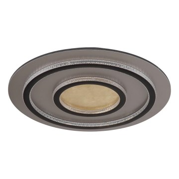 Globo - LED Stmívatelné stropní svítidlo LED/60W/230V 3000-6500K pr. 55 cm černá + dálkové ovládání