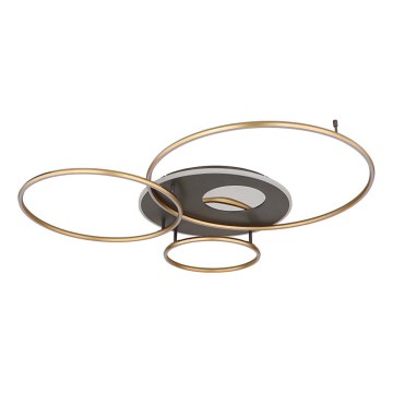 Globo - LED Stmívatelné stropní svítidlo LED/70W/230V 2700-6500K zlatá + dálkové ovládání