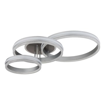 Globo - LED Stmívatelné stropní svítidlo LED/72W/230V 2700-6000K stříbrná + dálkové ovládání