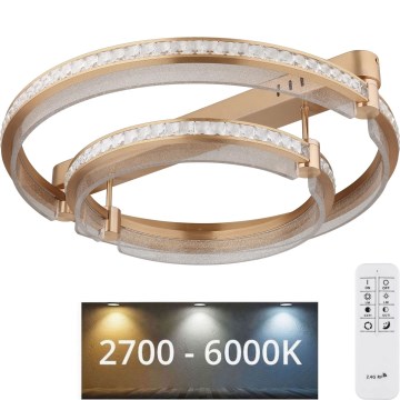 Globo - LED Stmívatelné stropní svítidlo LED/78W/230V 2700K-6000K + dálkové ovládání