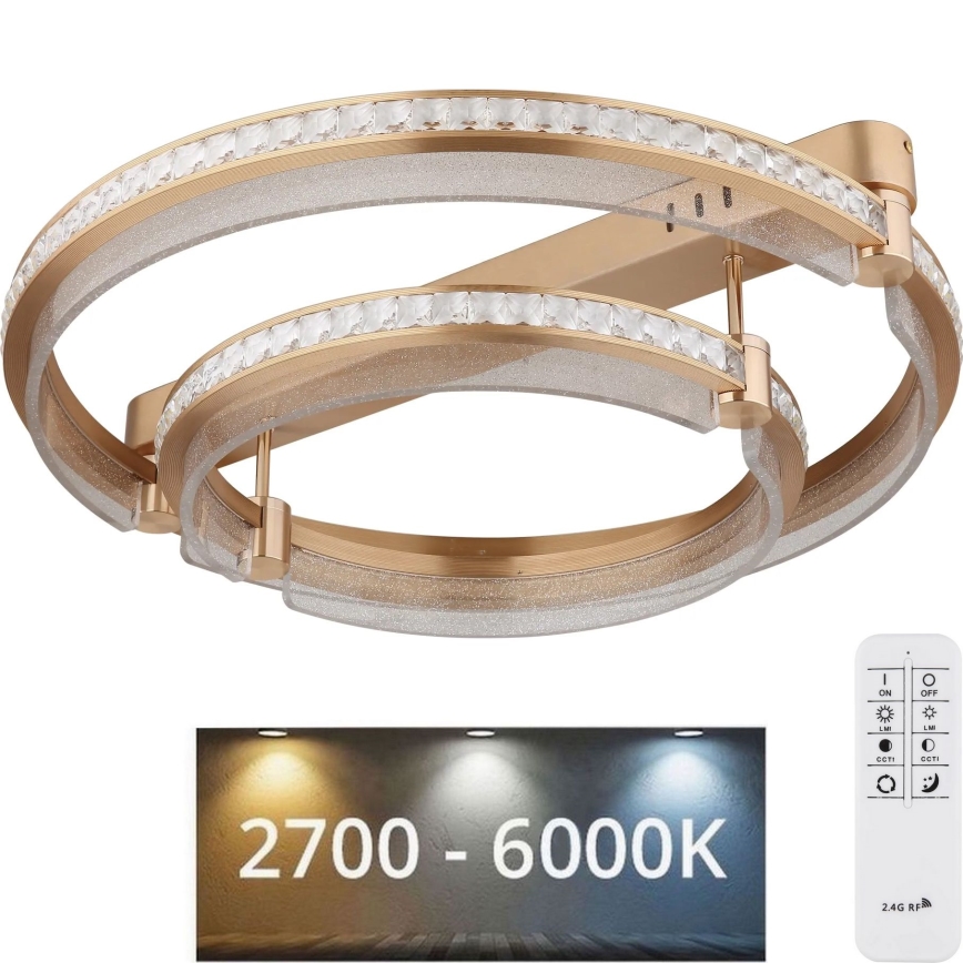 Globo - LED Stmívatelné stropní svítidlo LED/78W/230V 2700K-6000K + dálkové ovládání