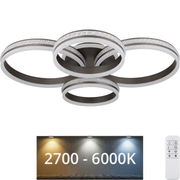 Globo - LED Stmívatelné stropní svítidlo LED/90W/230V 2700K-6000K + dálkové ovládání