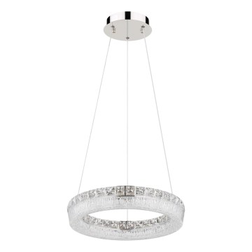 Globo - LED Stmívatelný lustr na lanku LED/24W/230V 2700-6000K čirá + dálkové ovládání