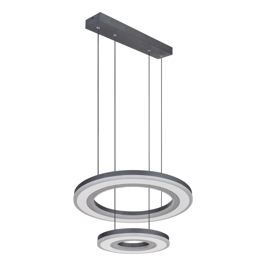 Globo - LED Stmívatelný lustr na lanku LED/50W/230V 2700-6000K pr. 50 cm černá + dálkové ovládání