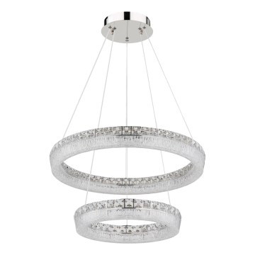 Globo - LED Stmívatelný lustr na lanku LED/60W/230V 2700-6000K čirá + dálkové ovládání