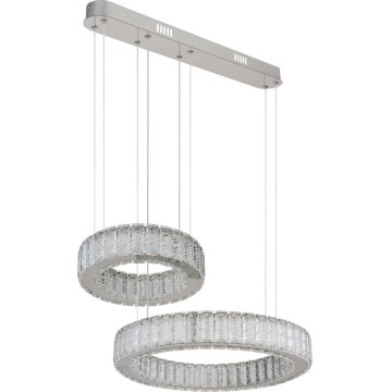 Globo - LED Stmívatelný lustr na lanku LED/80W/230V 2700-6000K + dálkové ovládání