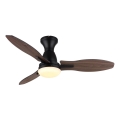 Globo - LED Stmívatelný stropní ventilátor LED/22W/230V 3000/4500/6000K + dálkové ovládání